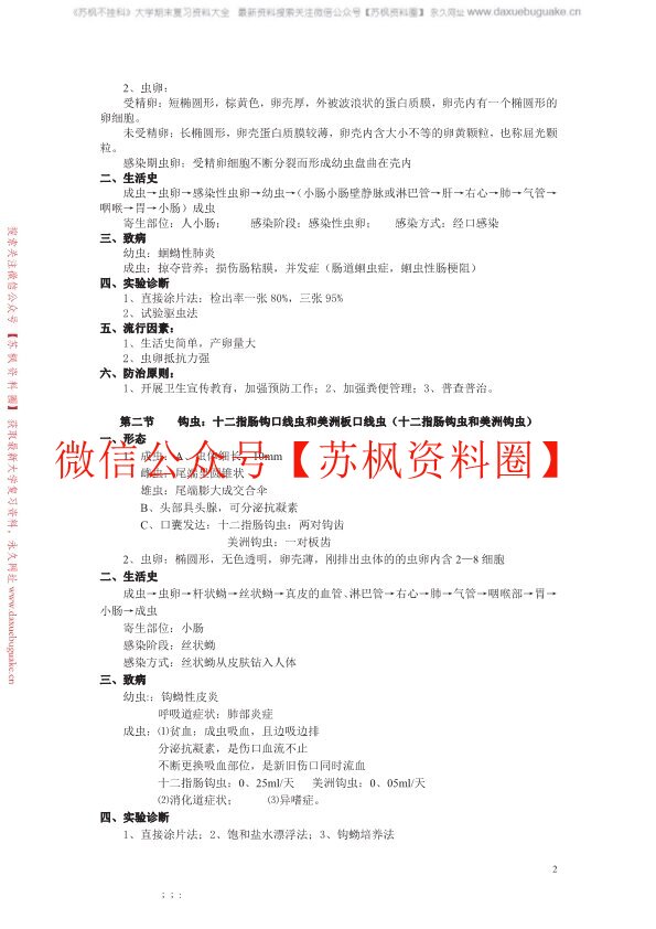 人体寄生虫学